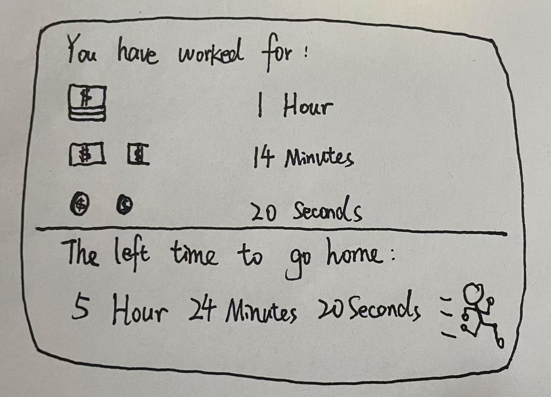 Clock 2 sketch iteration 2