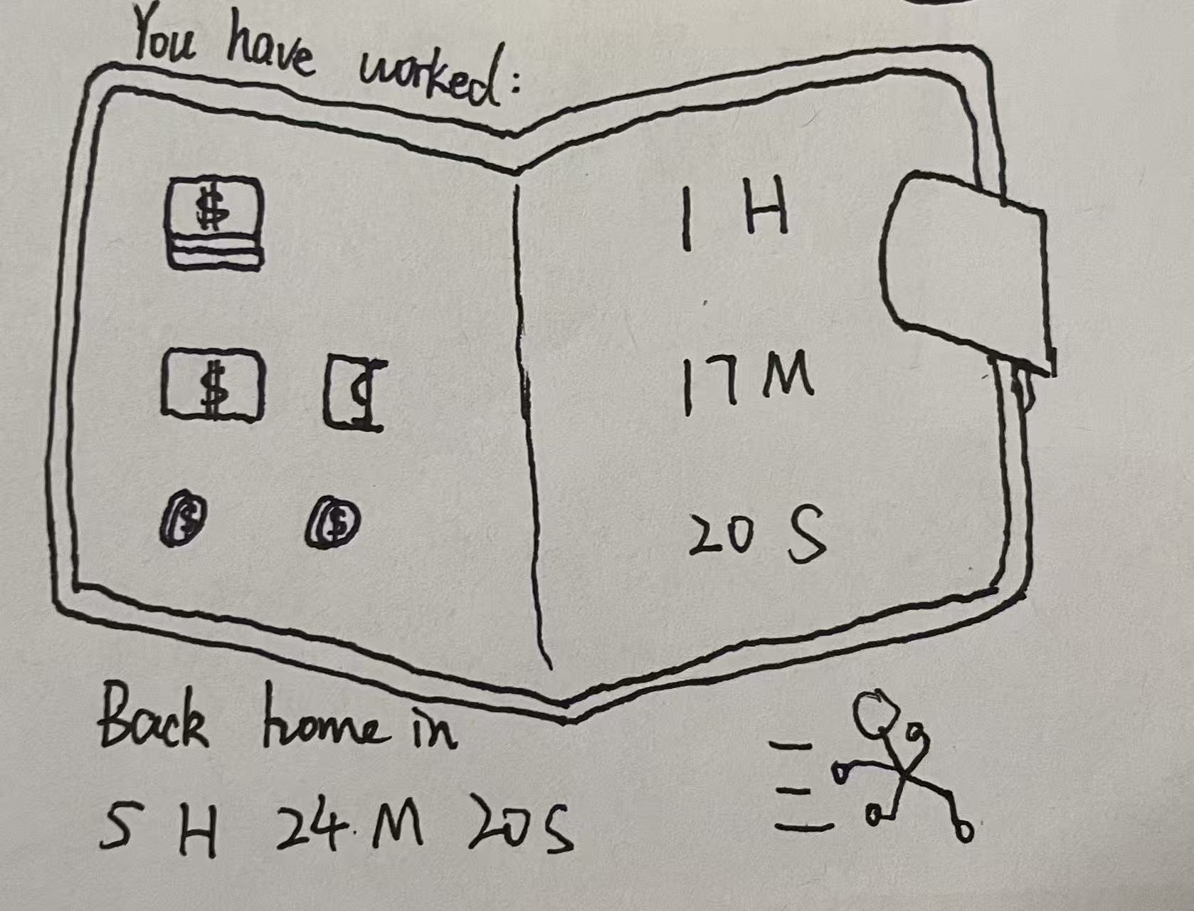 Clock 2 sketch iteration 2